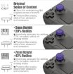 Steam Deck Console Joystick Cap Set, Anti-skid Button (Black) - 4