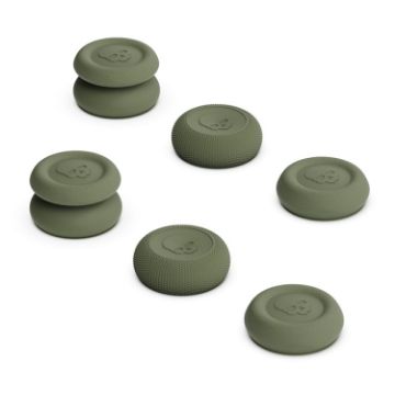 Steam Deck Game Console Joystick Cap Set - Anti-skid (Green) - 1