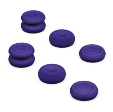 Steam Deck Console Joystick Cap Set Anti-skid Button (Purple) - 1
