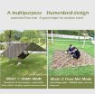 Camouflage 3X3m Waterproof Tent Tarp Canopy Sunshade Floor Mat - 6