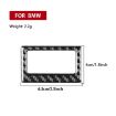 BMW 8 Series G14 A/C Display Frame Sticker 2019-2024 (Black) - 3