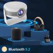 T269 Pro Smart Projector 1280x720P WiFi 6 4K Android 11 US Plug - 6