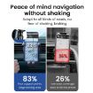 Black S03 Gravity Air Outlet Mobile Phone Holder Spiral Clip - 4
