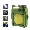 COB Flashlight USB Rechargeable Magnetic Keychain for Camping (Green) - 1