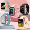 H10 1.69" Bluetooth Smart Watch, Heart Rate/Blood Pressure, Black - 2