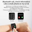 H10 Smart Watch 1.69" Bluetooth, Heart Rate/BP/Sleep, Grey - 4