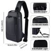 Steam Deck Game Console Crossbody Bag (Black) - 4