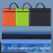 Large-Capacity Waterproof Zipper File Bag, A3 Oxford Cloth (Blue) - 6