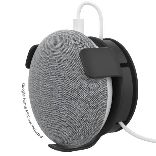 AhaStyle PT62 Wall Bracket for Google Home Mini - Black - 1