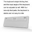 Ajazz K870T 87-Key RGB Mechanical Keyboard, Bluetooth/Wired, Black - 5