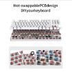 Ajazz K870T 87-Key RGB Mechanical Keyboard Red Shaft Black - 6