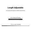 1.5m Carbon Fiber Monopod Invisible Selfie Stick for Action Cameras - 2
