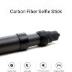 1.5m Carbon Fiber Monopod Invisible Selfie Stick for Action Cameras - 4