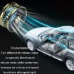 Dual-Purpose USB Fan for Car with F210 Dual-Engine (Silver) - 5