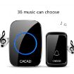 CACAZI A06-DC Wireless Waterproof Doorbell, 1 To 1 Battery Type, White - 6