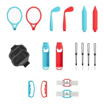 IPLAY HBS-506 Switch 18-in-1 Sports Set: Lightsaber, Golf, Grip - 1