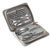 12-in-1 Bamboo Style Stainless Steel Nail Trimming & Polishing Set - 1