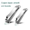 Stainless Steel 12-in-1 Nail Trimming & Polishing Set, Square Head Style - 4