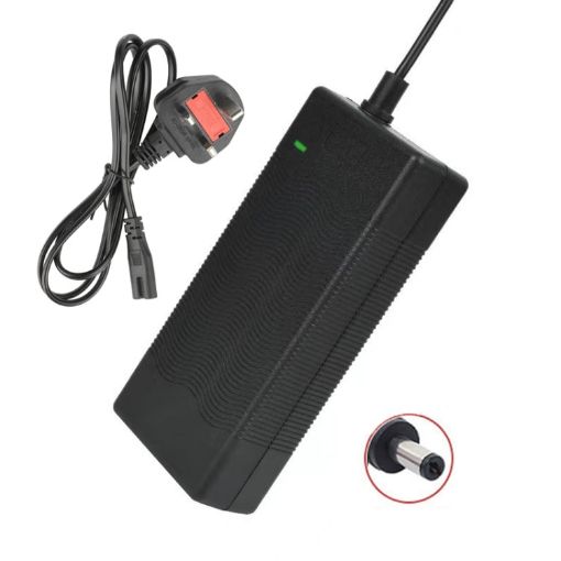 42V 2A Smart Charger for 36V Lithium Battery, UK Plug - 1