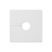 2.2cm White Square Wall Hole Cover Plug Decoration Style - 1