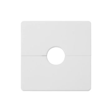 2.2cm White Square Wall Hole Cover Plug Decoration Style - 1
