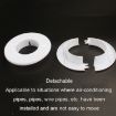 68mm Wall Hole Cover Plug for Split Air Conditioning Decor - 4