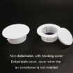 82mm Decorative Wall Hole Cover for Air Conditioning Systems - 3