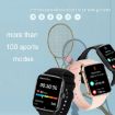 Black Aluminum Blood Glucose Watch with Voice Assistant Music - 5