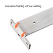 200mm Stainless Steel Triangular Bookshelf Bracket Plate - 2