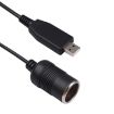12W 60cm Type-C to Cigarette Lighter Socket Power Recorder - 2