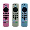 2pcs Luminous Green Remote Case for Fire TV Stick 3rd Gen with Airtag Holder - 2