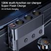 128W Car Charger: USB3.0/PD Car Cigarette Lighter (C28) - 6