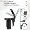 WEST BIKING Black Bicycle Handlebar Rear View Mirror Convex - 6
