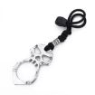 Silver Rose Thorn Keychain: Self-Defense & Window Breaker - 1