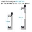 XILETU XJ-8 Red Aluminum Camera Tripod Mobile Phone Clip - 3
