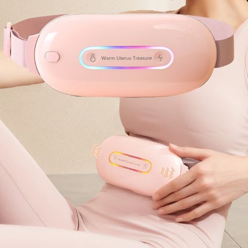 Three-Speed Intelligent Palace Warming Belt - Pink - 1