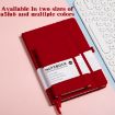 A5 Light Purple PU Leather Business Notebook - 96 Sheets - 4