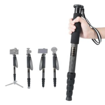 BEXIN P285C Carbon Fiber DSLR Camera Monopod Selfie Stick - 1