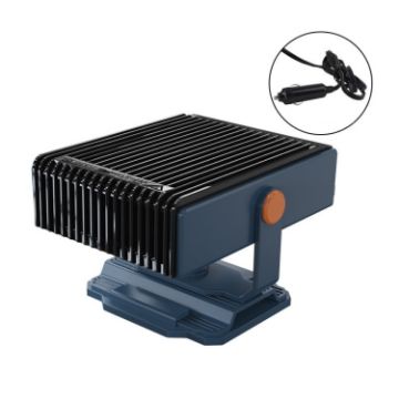 12V Navy Blue High-Power Car Heater & Winter Defogger - 1