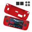 JYS JYS-SD011 Steam Deck Case Set: Silicone Case & Stickers (Red) - 1