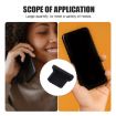Black Silicone Micro USB Charging Port Dust Plug for Cell Phones - 5