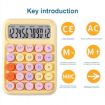 Dopamine Flex Lemon Yellow 12-Bit Office/Student Keyboard Calculator - 3
