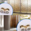 Brass Bearing Shower Wheel Pulley with Track, Model: Pulley+Screw+Clamp - 6