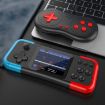 A12 3.0" HD Retro Handheld Game Console, 666 Games, Double Red Blue - 1