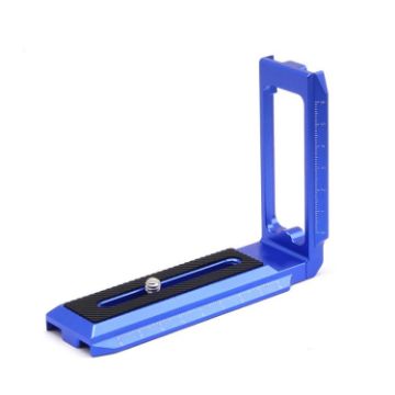 Universal L Shape Camera Bracket Quick Release Plate, L-440 Blue - 1
