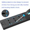 TB-T12 3000W Flame-Retardant Socket, EU Plug, 4-USB, 6-Jacks, Switch - 6