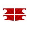 Mercedes-Benz G-Class W463 Red Inner Door Bowl Sticker Set 4pcs - 1