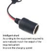 1m Cable Car Cigarette Lighter Female Socket with 20A Fuse - 6