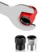 Hexagonal Metal Tire Valve Caps - 4pcs Set Universal (Black) - 2