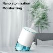 Ultrasonic Mini 350ml Air Humidifier & Purifier, Green, 800mAh - 3